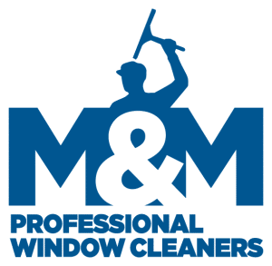 M&M Professional Window Cleaners logo stacked
