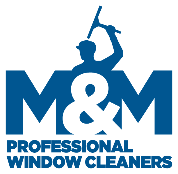 M&M Professional Window Cleaners logo stacked